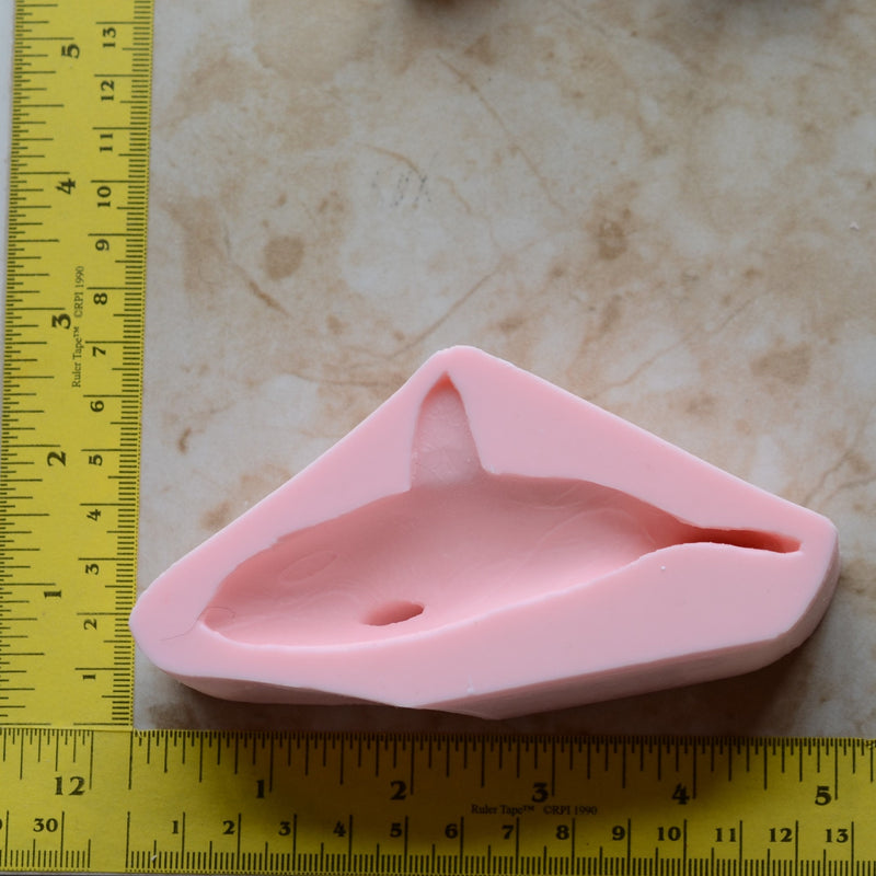 Killer Whale Silicone Mold, resin, Fish, Clay, Epoxy, food grade, Ocean fish, deepwater fish, Chocolate, Candy, Cake, freshwater fish N541-2