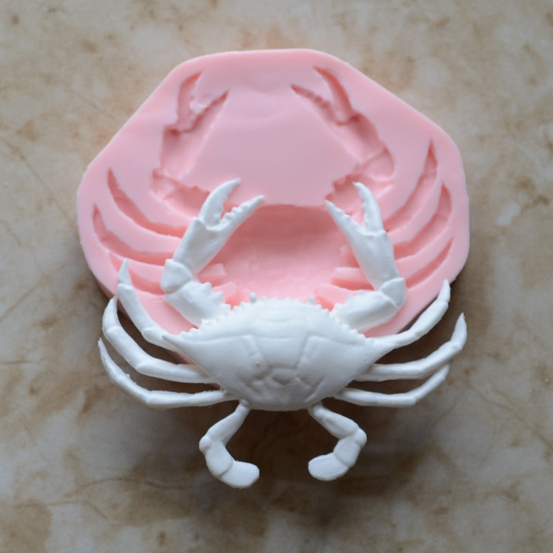 Crab Silicone Mold, Animal Silicone Mold, Resin, Clay, Epoxy, food grade, Chocolate molds, Resin, Clay, dogs, cats, fish, birds A570