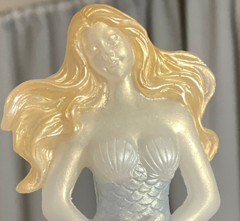 Mermaid Large 9" silicone mold, Large mold, Mermaid, Mermaids, aquatic creature, Shipwrecks, Folklore, Fairy tales, Nautical mold N347