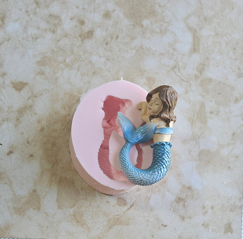 Mermaid Silicone Mold, Mermaid, Mermaids, aquatic creature, Shipwrecks, Folklore, Fairy tales, Clay mold, Epoxy molds, Nautical  N556