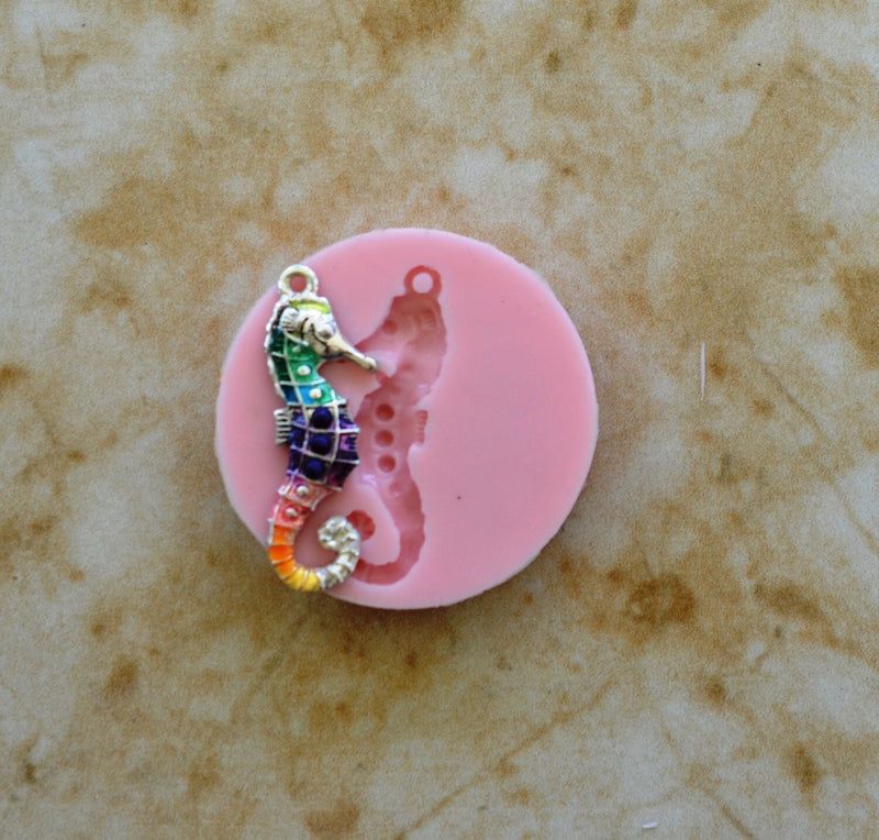 Seahorse Mold Silicone, Seahorse Mold Silicone, Molds, Resin mold, Clay mold, Epoxy, food grade, Chocolate, mould, Flexible, ocean N110-1