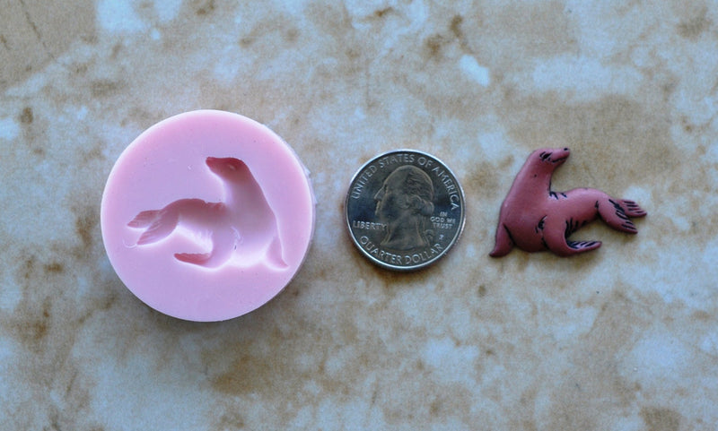 Seal Silicone Mold, Animal Silicone Mold, Resin, Clay, Epoxy, food grade, Chocolate molds, Resin, Clay, dogs, cats, fish, birds N147