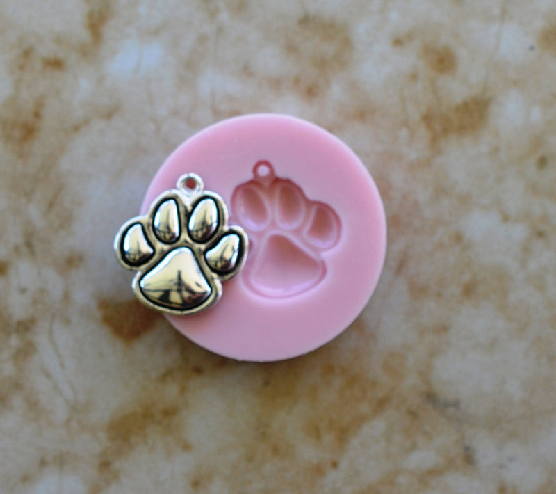 Dogs Paw Silicone Mold, Animal Silicone Mold, Resin, Clay, Epoxy, food grade, Chocolate molds, Resin, Clay, dogs, cats, fish, birds A106