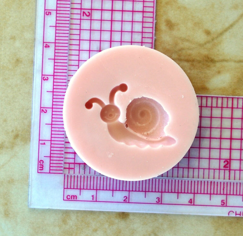 Snail Silicone Mold, Molds, Molluscs, Crafts, Jewelry, Scrapbooking, Resin, Clay G139-11