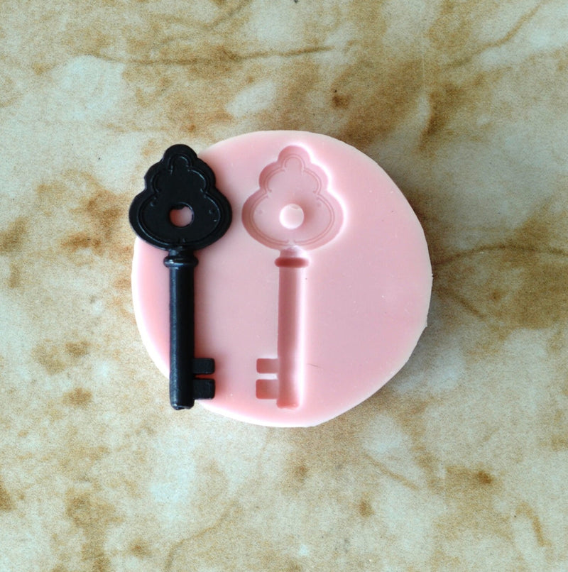 Keys Silicone Mold, Jewelry, Resin, clay, Pendant, Necklace, hung on a chain, Charms, brooch, bracelets, symbol, earrings,  G131