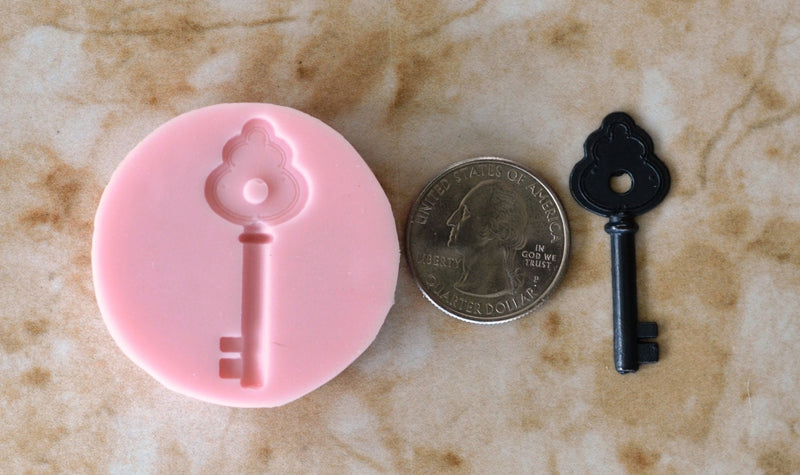 Keys Silicone Mold, Jewelry, Resin, clay, Pendant, Necklace, hung on a chain, Charms, brooch, bracelets, symbol, earrings,  G131