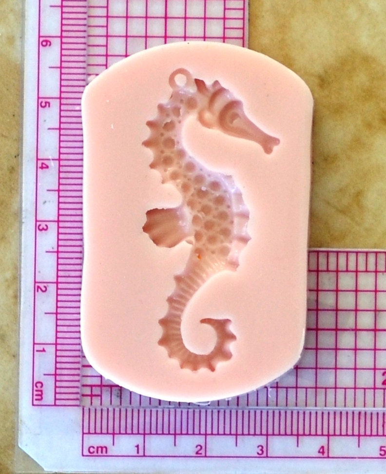 Seahorse  Soap Mold, Seahorse Mold, Silicone, Molds, Resin mold, Clay mold, Epoxy, food grade, Chocolate, mould, Flexible, ocean  N113