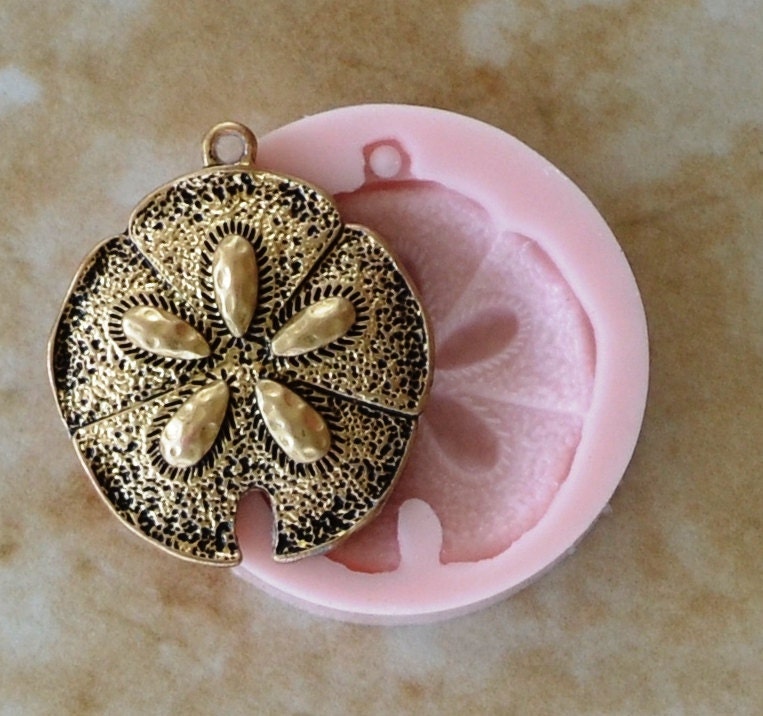 Sand Dollar Silicone Mold, Silcone, Cake, Candy, Clay, Nautical, Cooking, Jewelry, Beach, Chocolate, Cooki N177-20