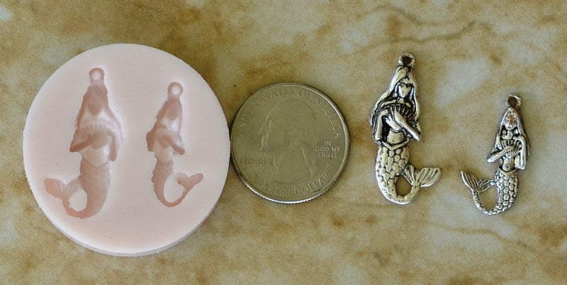 Mermaid silicone mold, Mermaid, Mermaids, aquatic creature, Shipwrecks, Folklore, Fairy tales, Clay mold, Epoxy molds, Nautical mold  N197