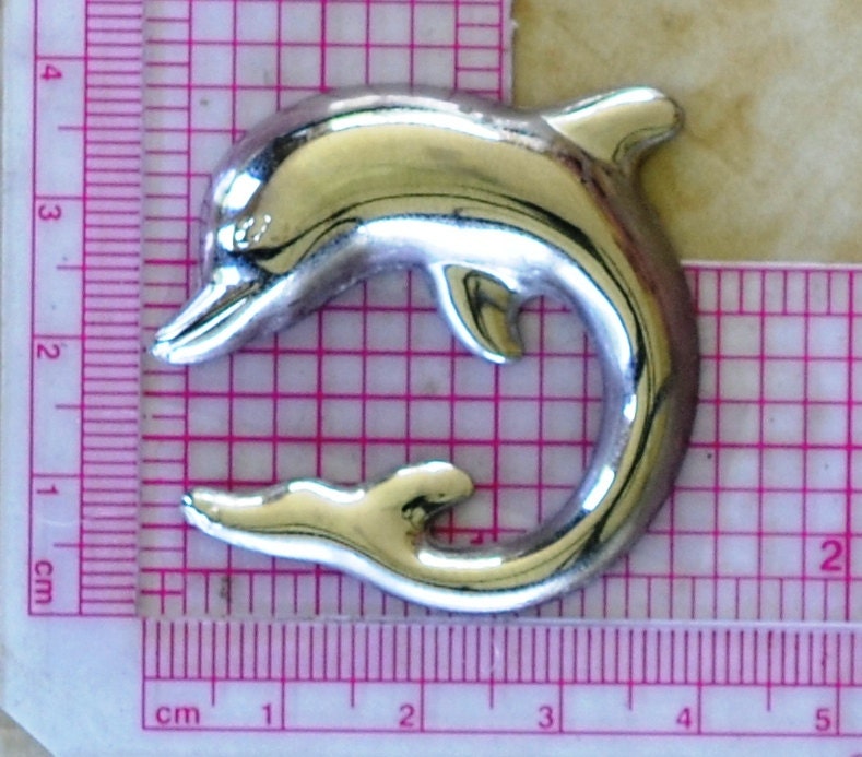 Dolphin Flexible Silicone Mold, resin, Fish, Clay, Epoxy, food grade, Ocean fish, deepwater fish, Chocolate, Candy, freshwater fish N200