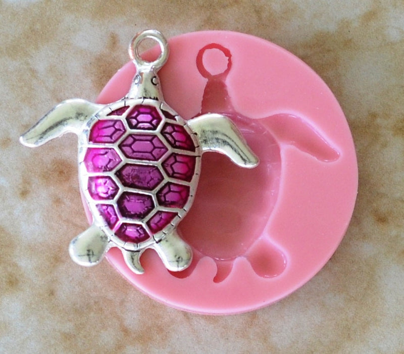 Turtle silicone mold, Resin mold, Clay mold, Epoxy molds, Sea turtle, turtles, Nautical molds, beach, ocean, nautical, sea, animal, N201