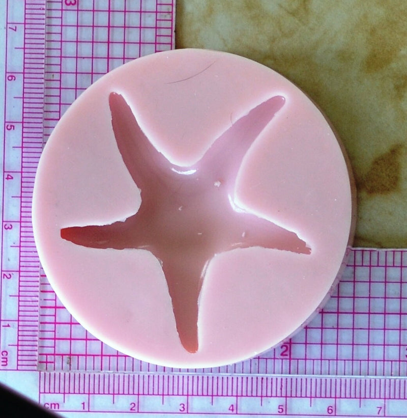 Starfish Silicone Mold, Sea Stars, resin, invertebrates, Five arms, Mold, Silicone Mold, Molds, Clay, Jewelry, Chocolate molds,  N204